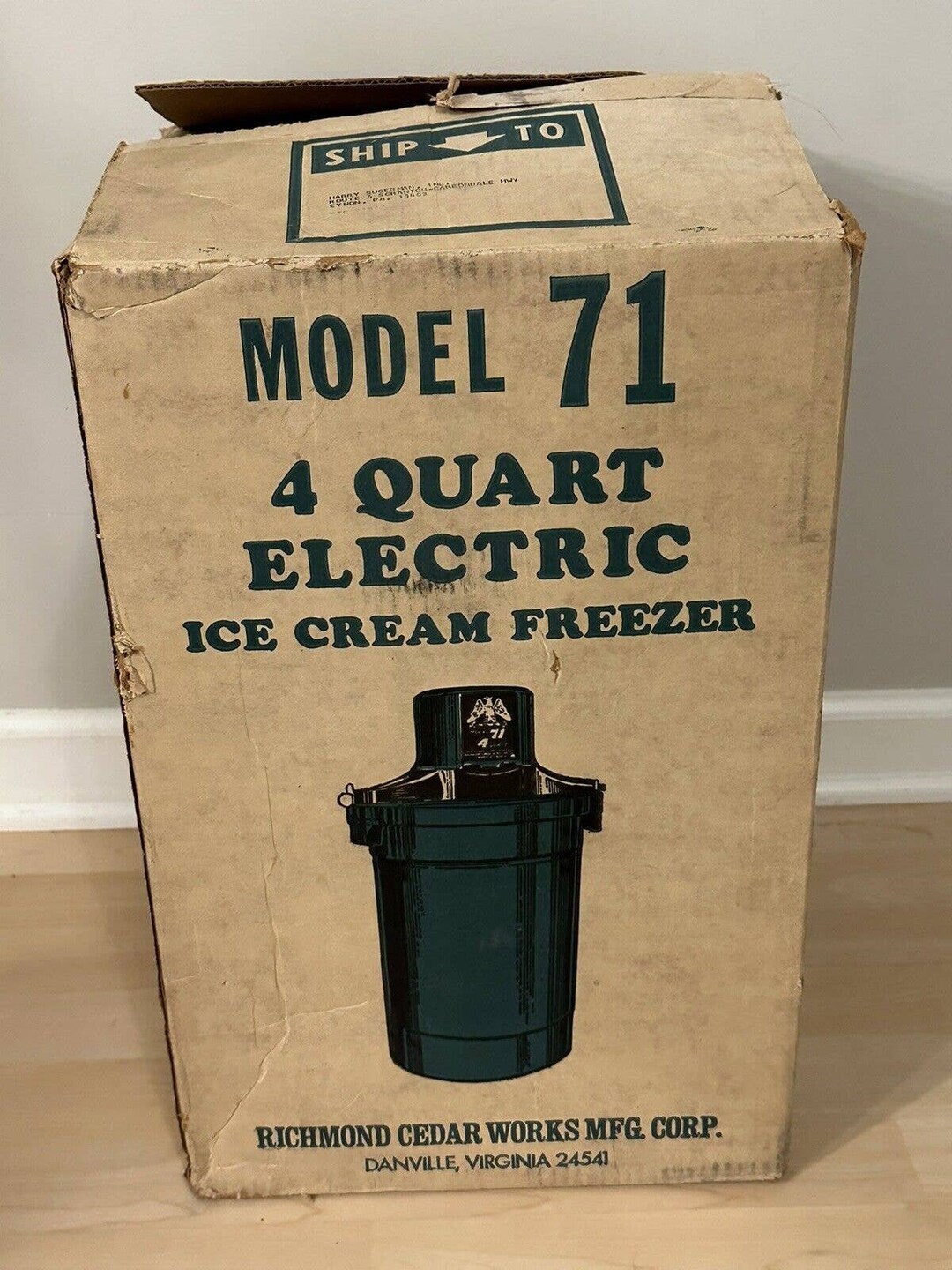 Richmond cedar works ice cream maker hotsell