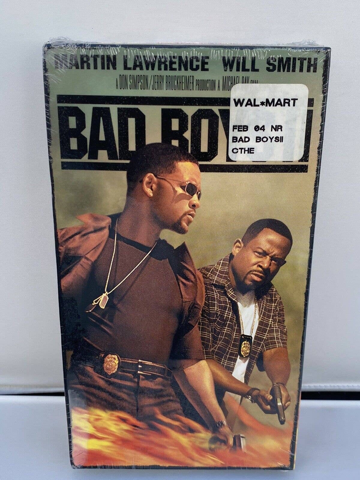 Bad Boys II 2 VHS Tape 2003 - New Factory Sealed Watermark