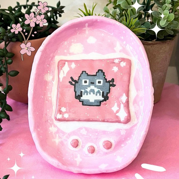 Totoro Tamagotchi Trinket Tray