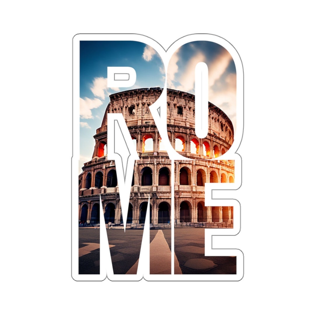 Rome Italy Travel Sticker for Luggage - European Vacation Decor - Etsy