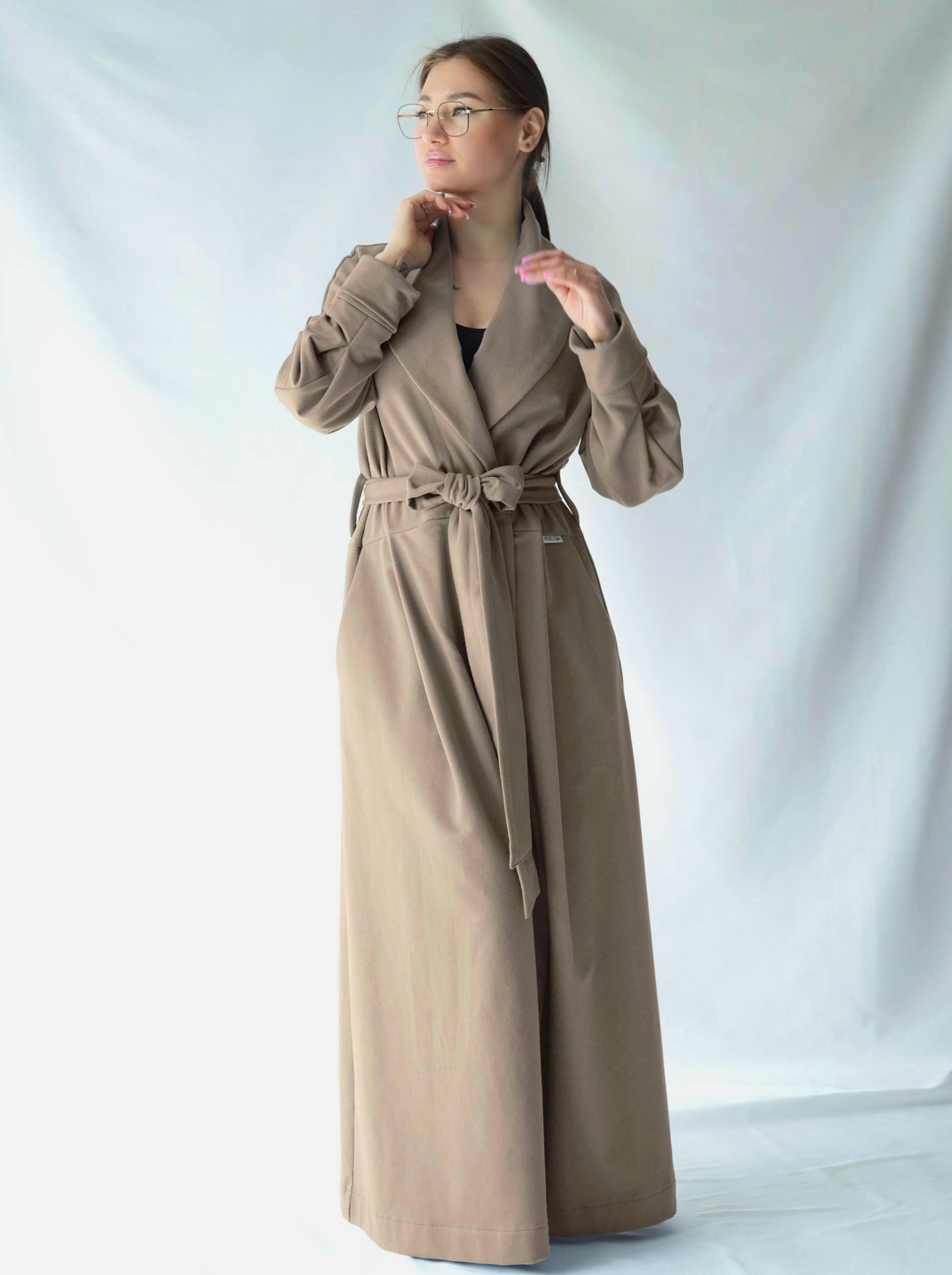 long jersey dressing gown Warm Cotton Long jersey Robe / floor length dressing gown / Long Cotton Robe / Handmade women's Warm Robe SPA / full-length Robe