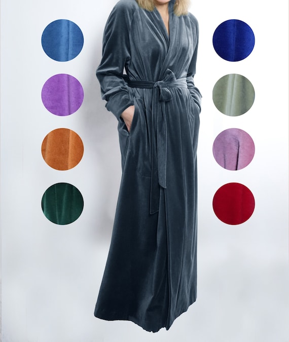 slim fit dress slacks Victoria Geo Print Long Dressing Gown main image 1