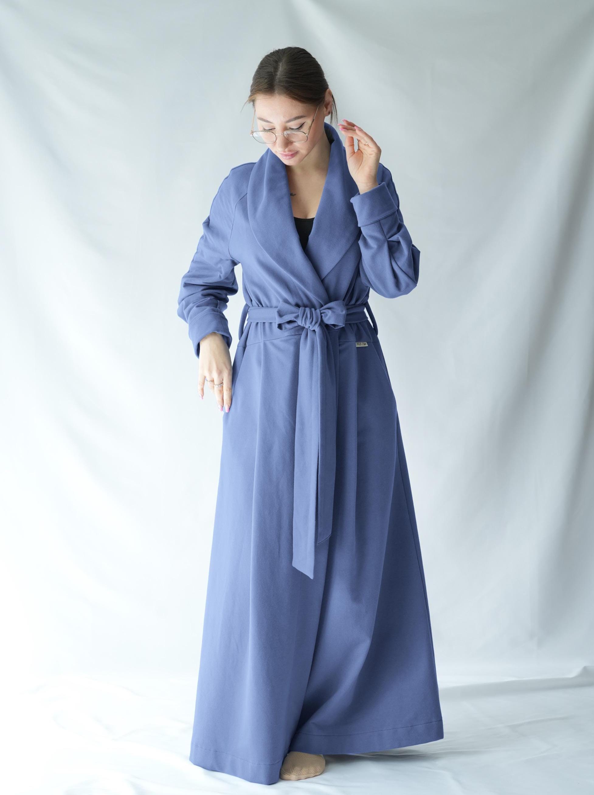 Threadbare Robes 12 Colors Organic Cotton Jersey Robe / Soft Warm Floor Length Dressing ...