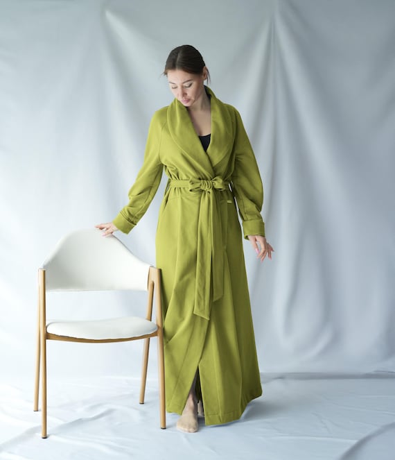 extra long cotton dressing gown Women's Extra Long Bathrobe - Chicago