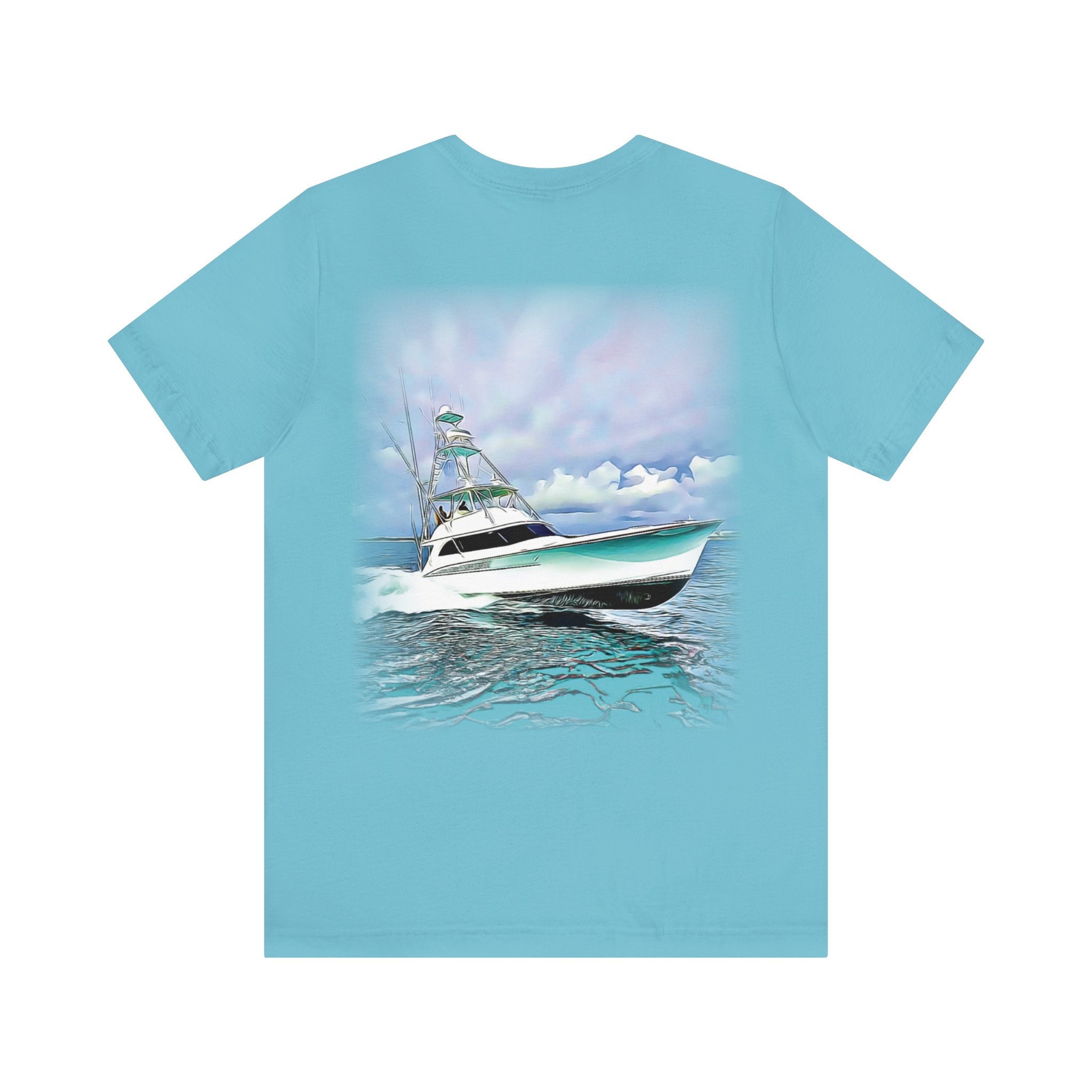 Sportfishing Yacht T-Shirt | Nautical T-Shirt for Anglers & Boaters | Perfect Gift for The Fisherman or Boat Lover in Your Life