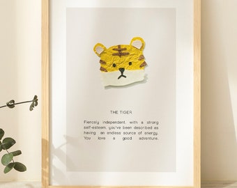 Tiger Chinese Zodiac Print