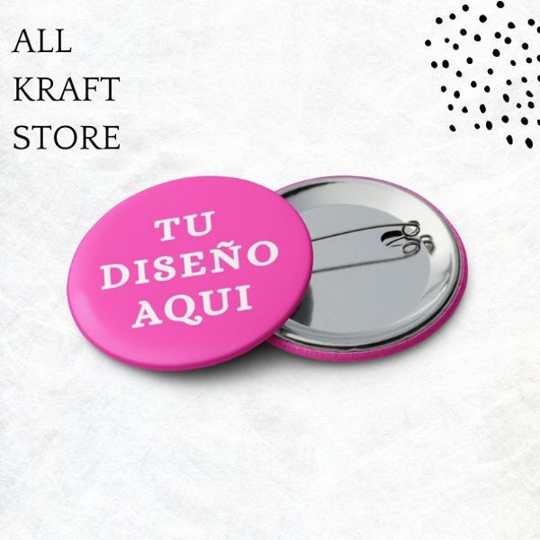 Chapas Personalizadas/ Botón /Crea Tu Diseño/Frases o Imagen