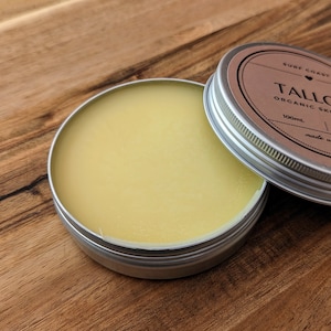 Tallow Organic Skin Balm with Organic Raw Cacao Butter / Grass fed / Natural / Australian / Eczema / Psoriasis 30mL Mini Travel Size image 3