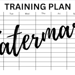 12 week training plan- races, marathon, half marathon, 5k, 10k
