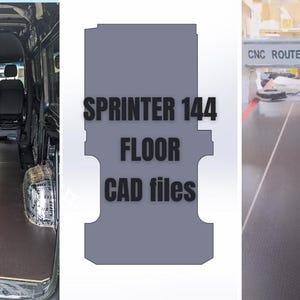 Sprinter 144 floor dxf - CAD / 2018-2025 /