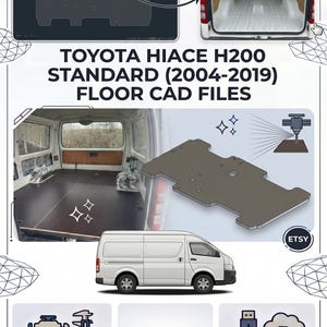 チェロ　HIACE バックパネル Toyota Hiace H200 - 2004-2019 - Regular Body, Regular Wheelbase