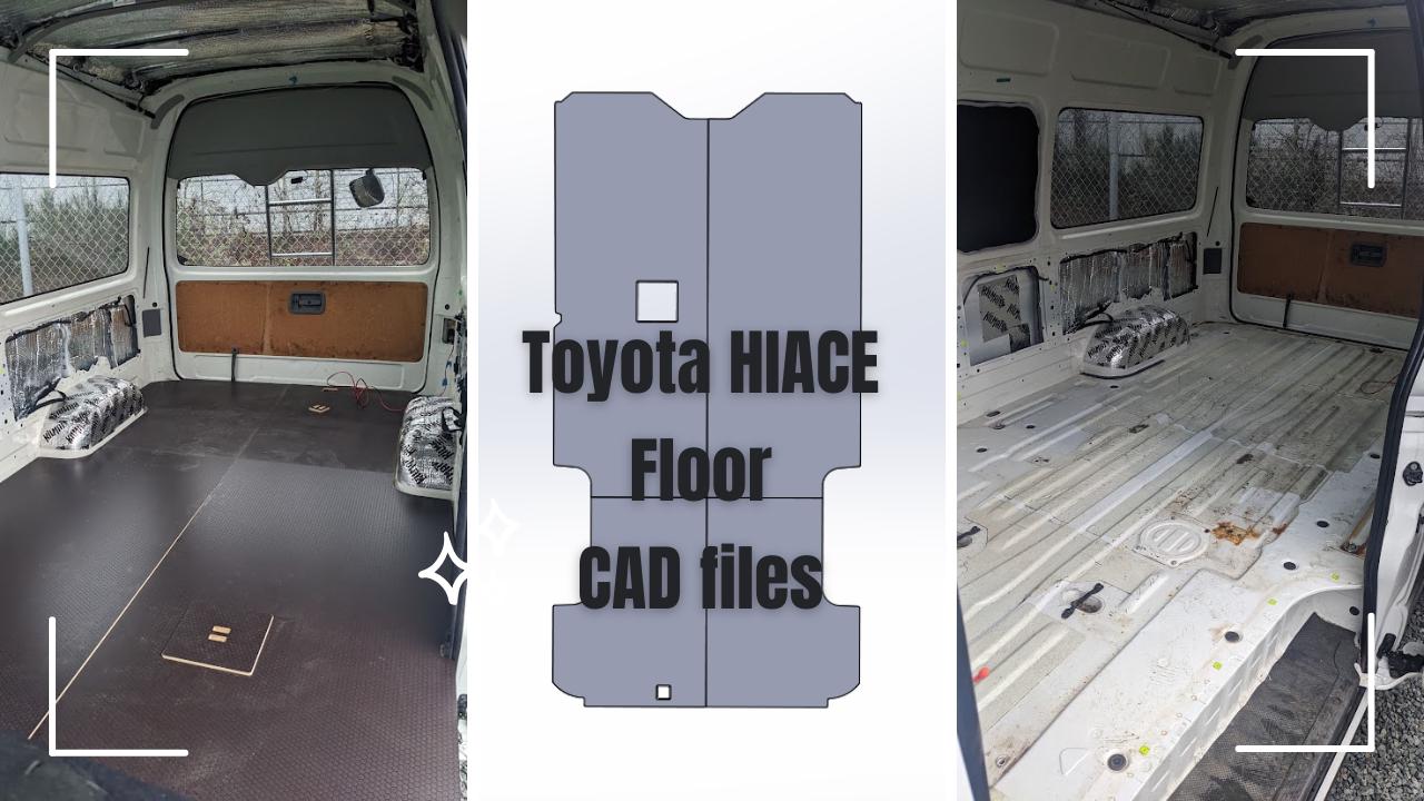 チェロ　HIACE バックパネル Toyota Hiace H200 - 2004-2019 - Regular Body, Regular Wheelbase