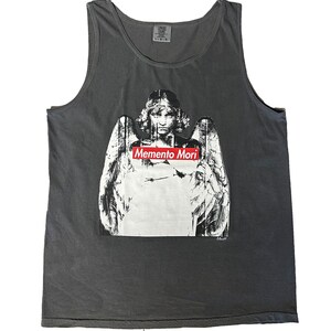 MEMENTO MORi by MONTi (Mens Heavyweight Tank Top) - Charcoal