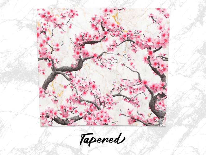 Diseño PNG para vaso delgado de 20 oz, descarga digital, diseño sin costuras, PNG para sublimación, arte japonés de flor de cerezo, arte estético para vasos. imagen 3