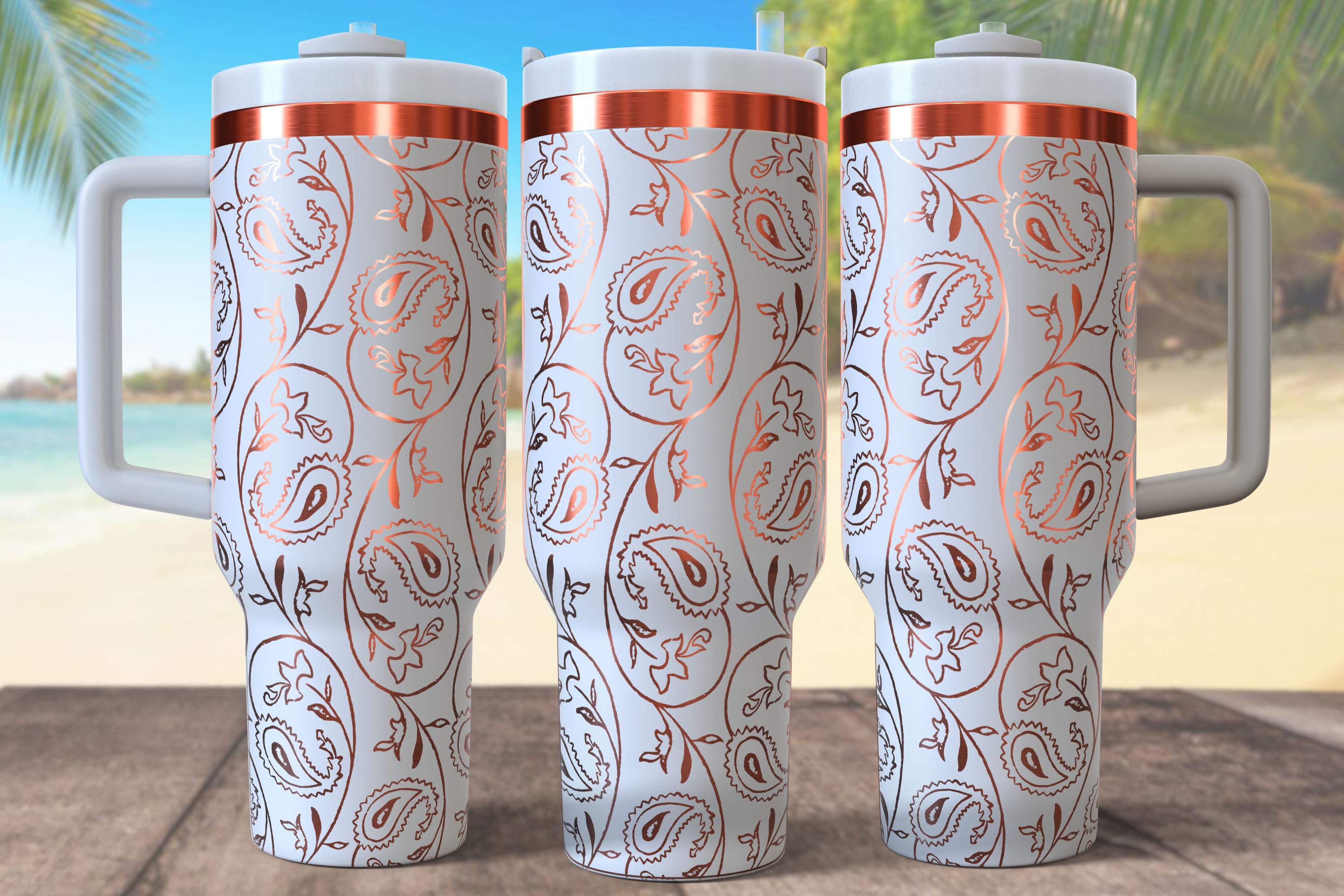 小物 40's style paisley pattern bottle shape 40's style paisley pattern bottle shape 小物 40's style paisley