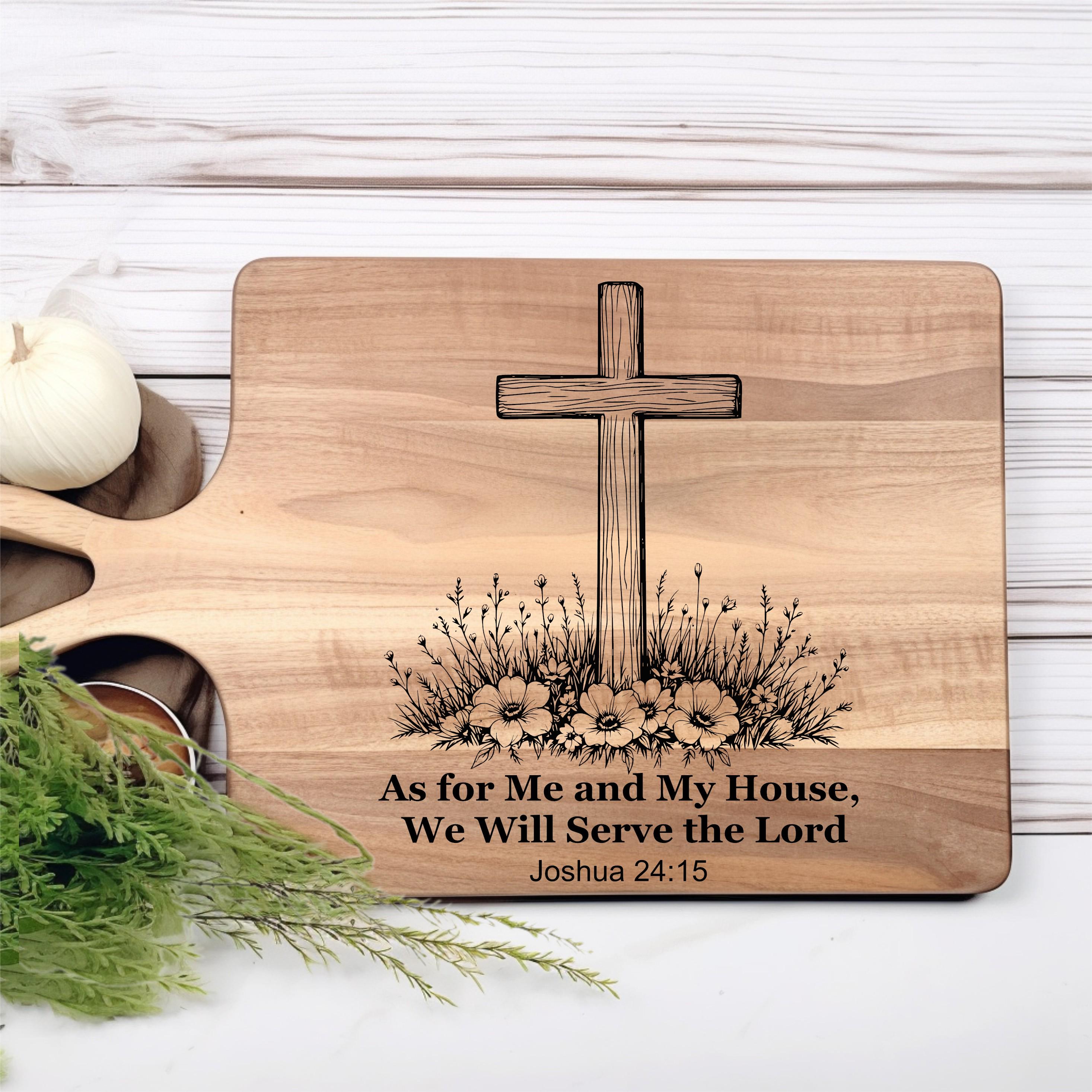 As for Me and My House We Will Serve the Lord SVG | Christian Cross ...