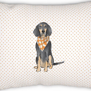 Nyckfull rökig maskot Tennessee Vols ländryggskudde