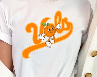 Retro TN VOLS Orange Grafikdesign