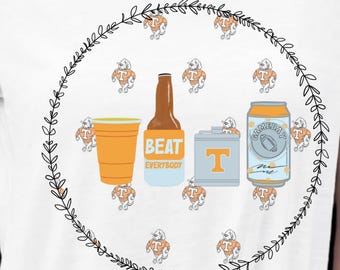 Tennessee VOLS Gameday Digital Graphic