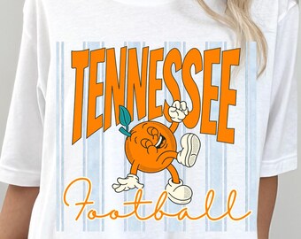 TN VOLS Retro Fußball Grafikdesign