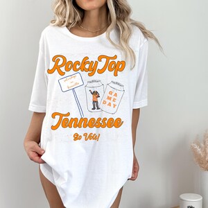 TN VOLS Vintage Rocky Top Smokey Game Day grafisch ontwerp