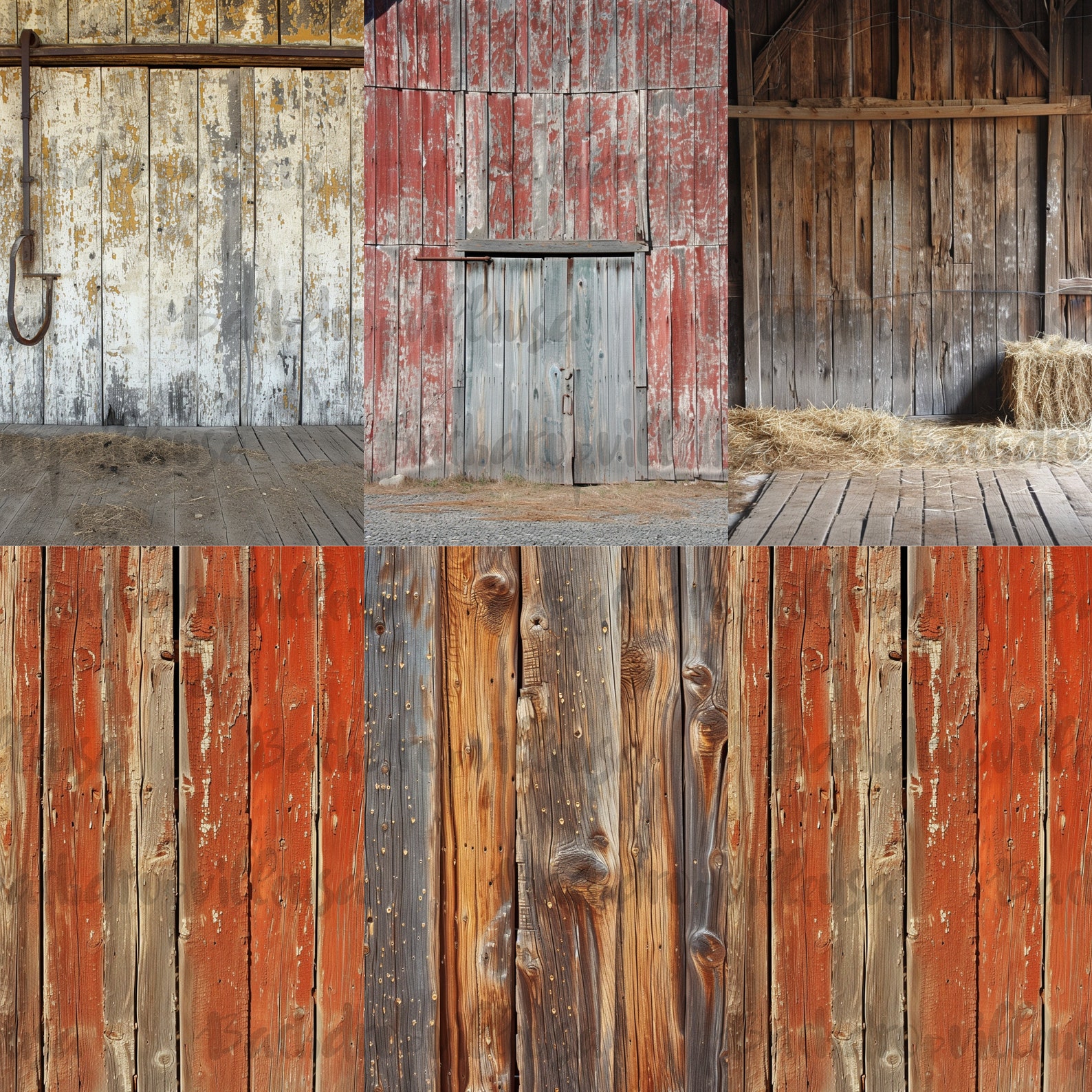Rustic Barn Wooden Digital Backdrop Maternity, Photoshop Background