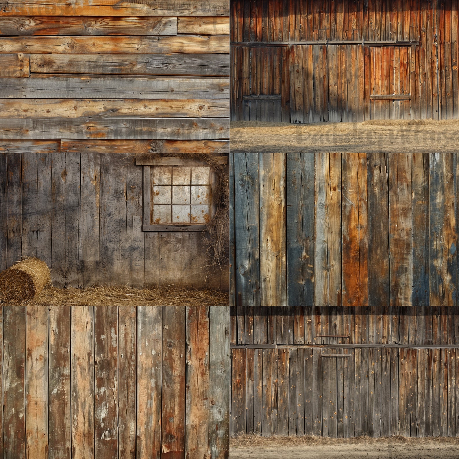Rustic Barn Wooden Digital Backdrop Maternity, Photoshop Background