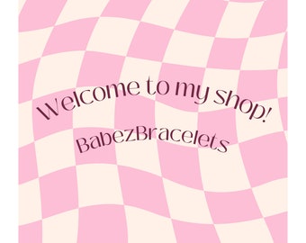 Welcome to my shop!