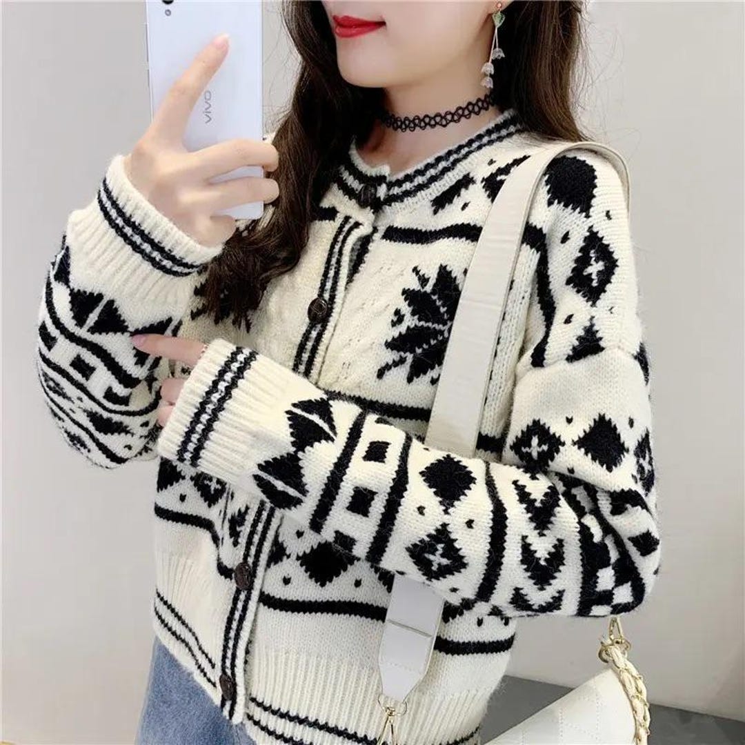 Cute Snow Flake Sweater