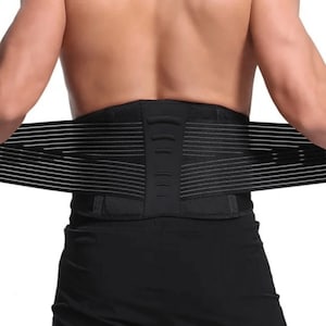 Lower back support back pain, sciatica, back strap, for men or women working out