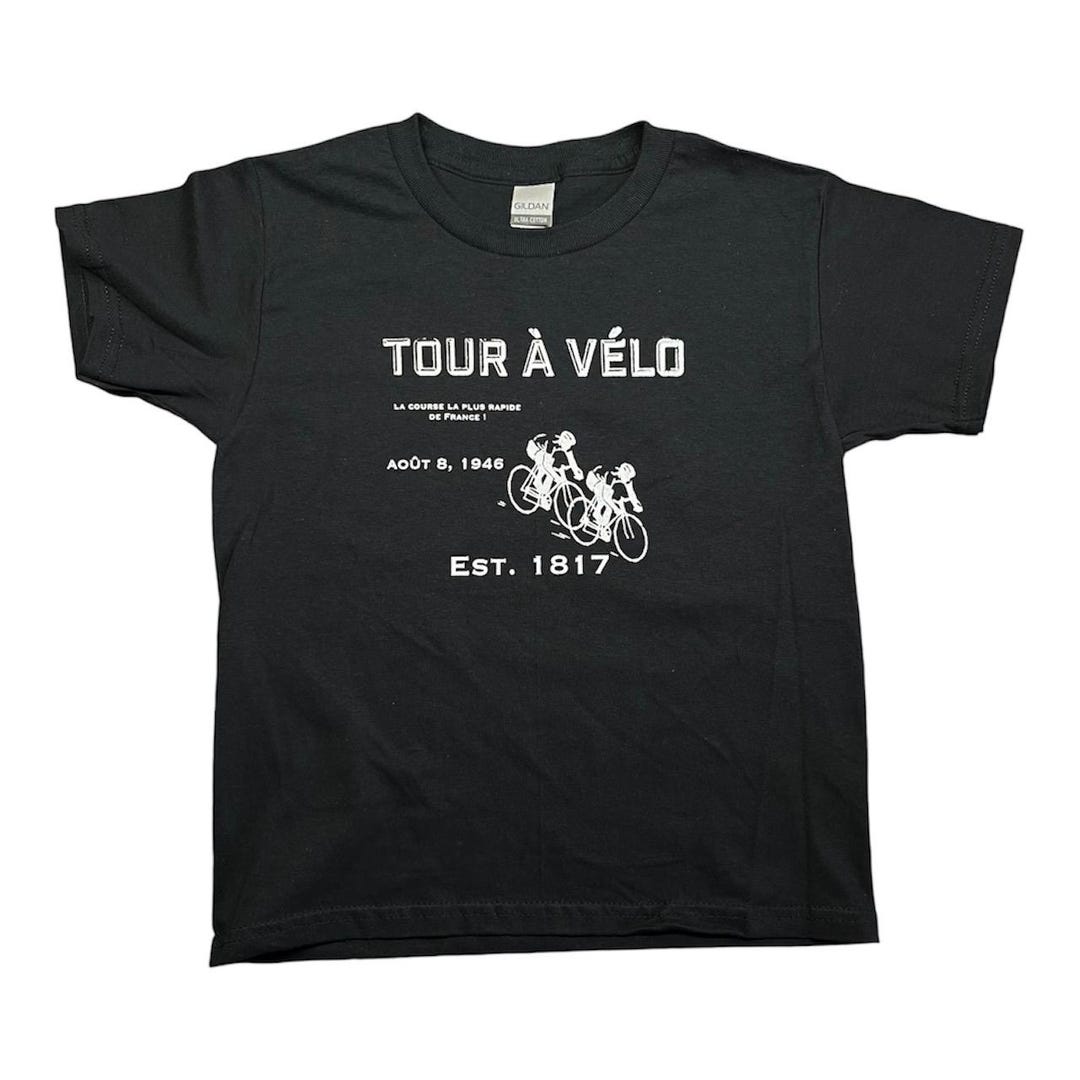 Flamed Rider Baby Tee - Vintage Black