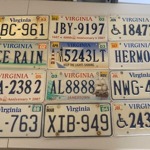 Plates: Virginia