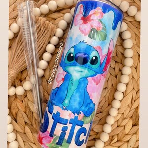 FLOWER STITCHY TUMBLER