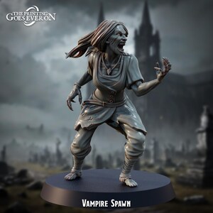 Vampire Spawn with base- Hunt Beyond The Grave Series - The Printing Goes Ever On