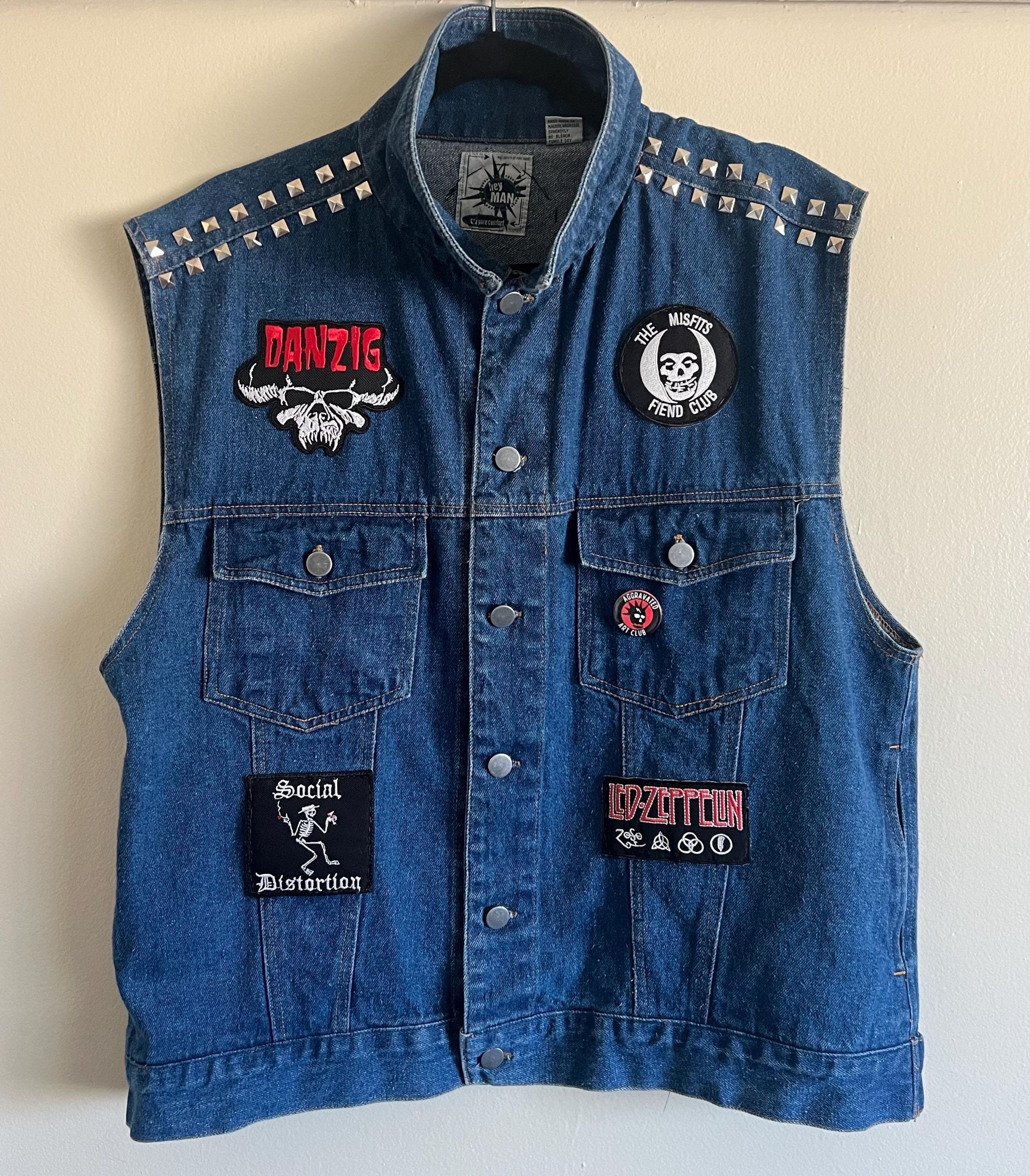 90's SAXONY punk vest