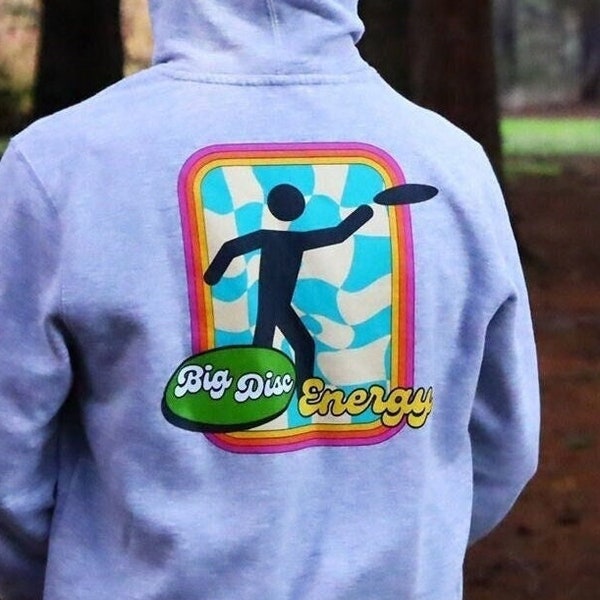 Big Disc Energy, disc golf, hoodie, sweatshirt, Gift for Disc Golfer, Mens Sweatshirt, Golfer Gift, Boyfriend Gift, Crewneck Sweatshirt