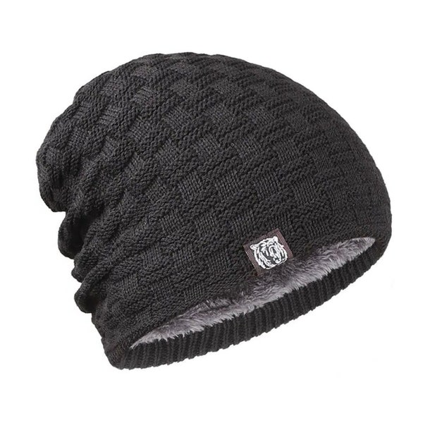 Woolen Beanie for Men and Women Cold Protection: Thickened Warm Ear Hat