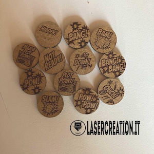 Set of 88 tokens for Pulp Alley