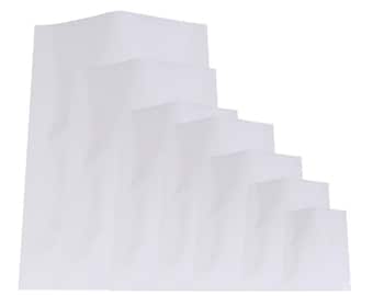 Matte White Heat Seal Bags: Dry Food Packaging, Herbs & Spices (100pc)