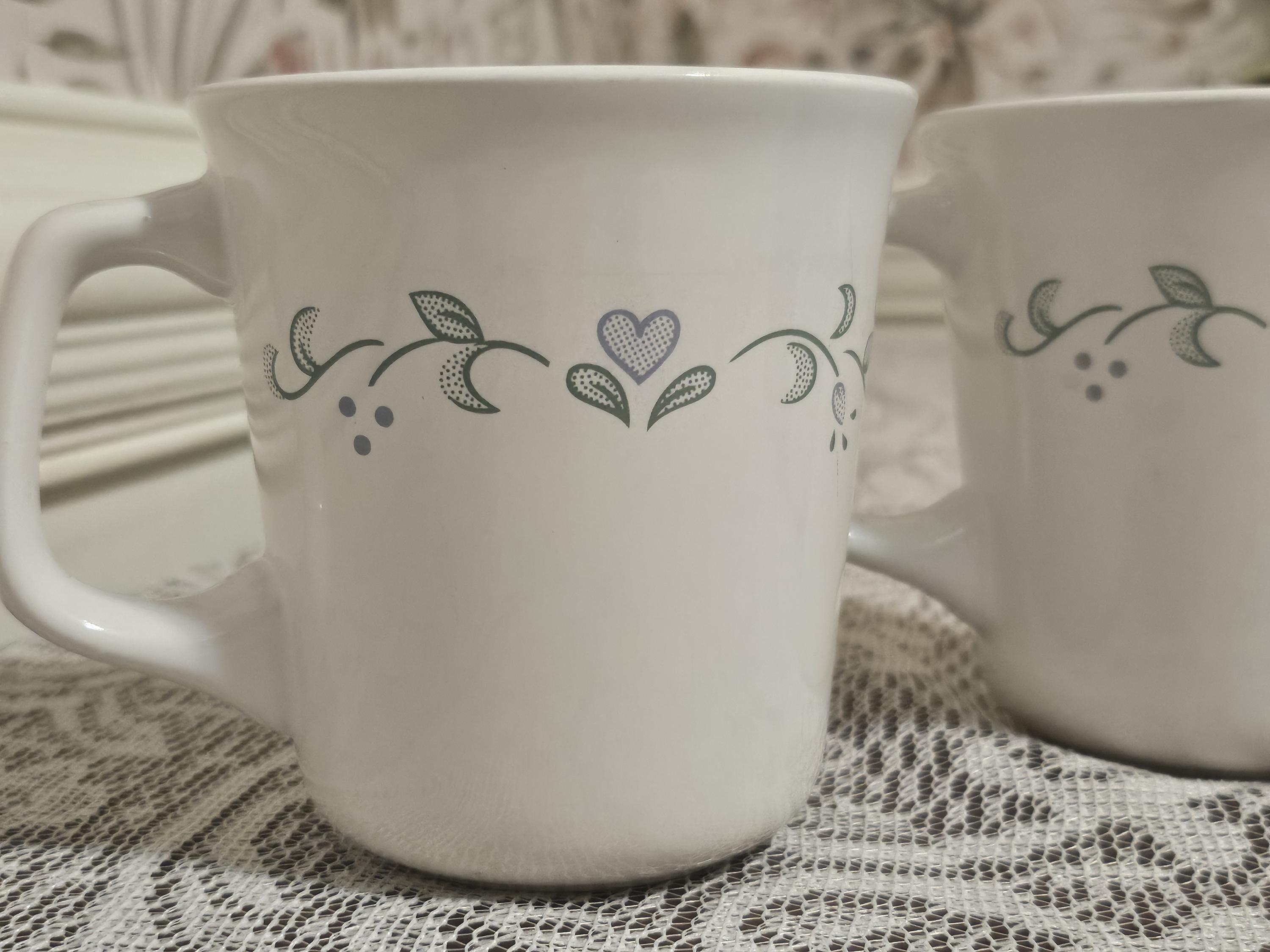 COTTAGECORE Correlle Country Cottage Pattern 4 Mugs!! - Etsy