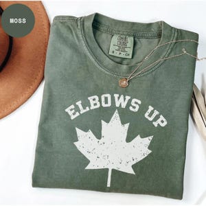 Elbows Up Canada Comfort Colors Shirt, Protest Support Shirt, Proud Canadian Shirt, Canada Not for Sale, Political Shirt, Gift For Canadians