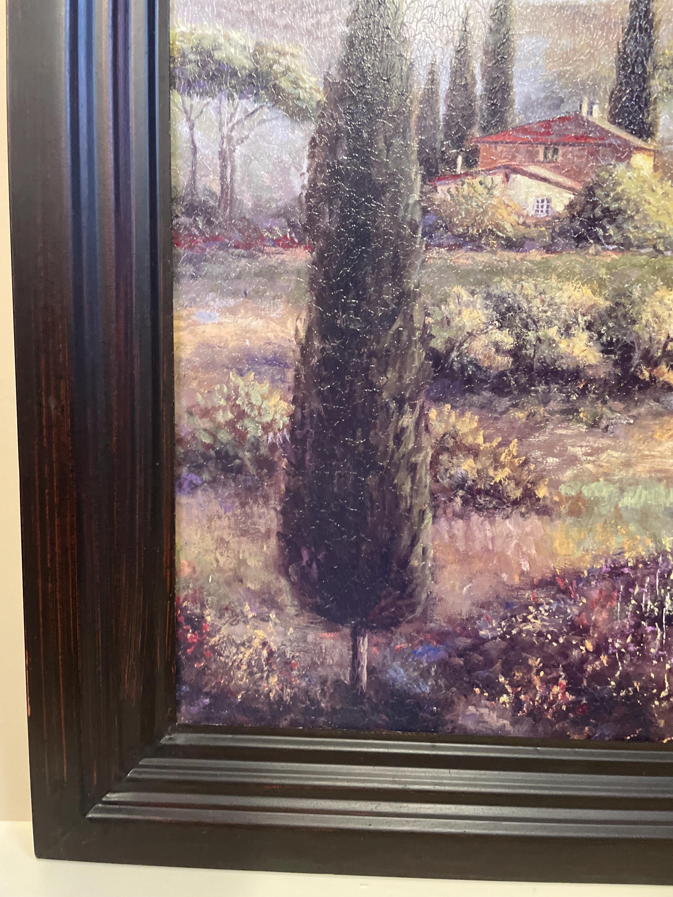 CAPRESE by JOE SAMBATARO Large Framed Picture in Metal Frame
