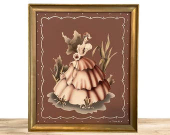 Art Deco, Mid Century Egrets Print, Turner Manufacturing Company