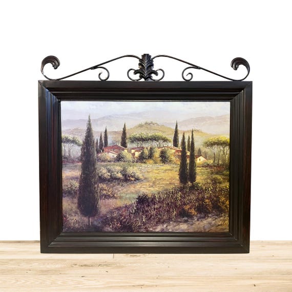 CAPRESE by JOE SAMBATARO Large Framed Picture in Metal Frame