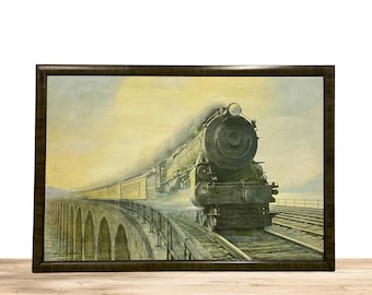 CAPRESE by JOE SAMBATARO Large Framed Picture in Metal Frame