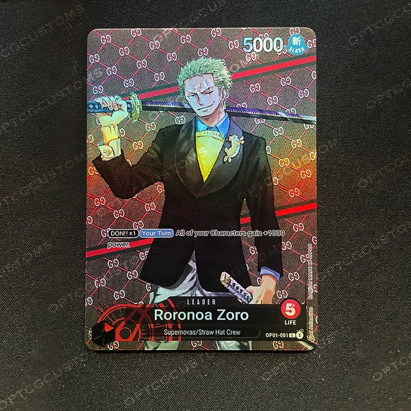 One Piece Tcg Leader Custom Etsy