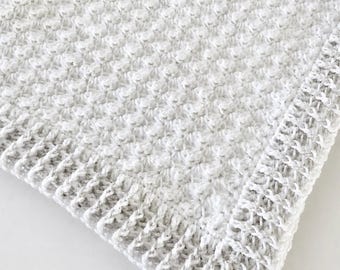 Everyday Comfort Baby Blanket Crochet Pattern PDF • Beginner Friendly Baby Blanket • Easy Modern Crochet Pattern • Baby Shower Gift Idea