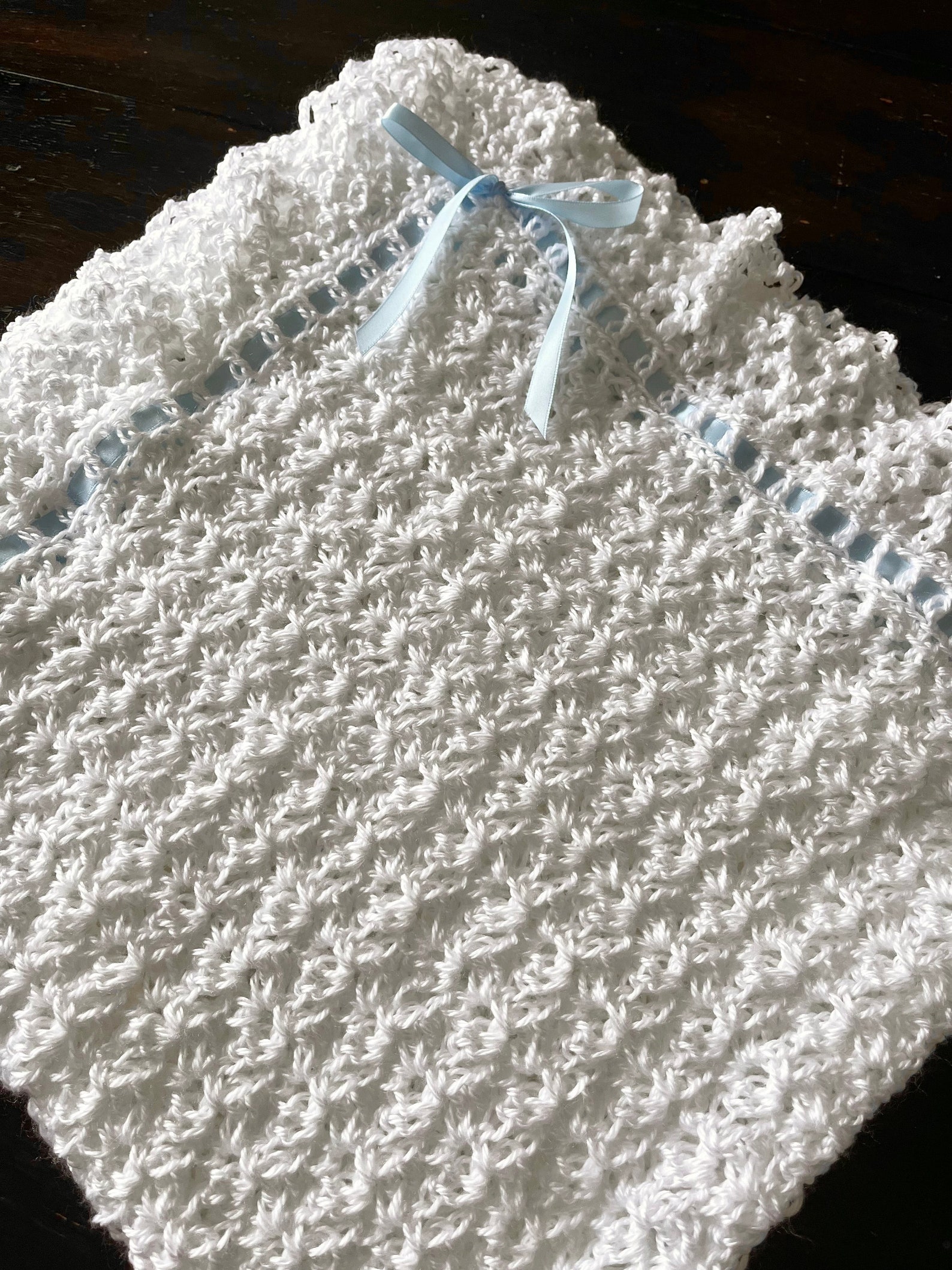 Baptism Crochet Blanket Pattern, Baptism Blanket Pattern, Crochet Christening Blanket Pattern
