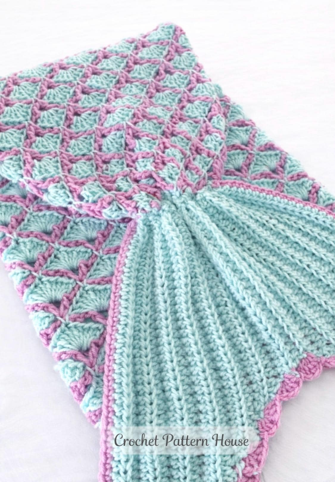 Crochet Mermaid Tail Blanket Easy Crochet