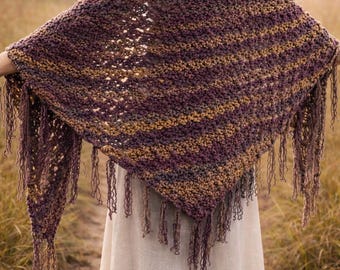 Briarwood Shawl Crochet Pattern PDF | Beginner Friendly Wrap Pattern | Chunky Cozy Shawl | Instant Download Crochet Pattern | Gift Idea